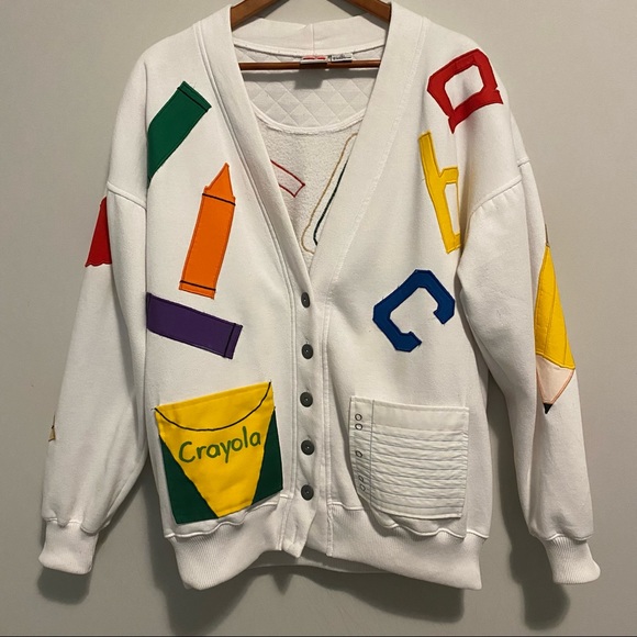 Sweaters - Fleece teacher cardigan